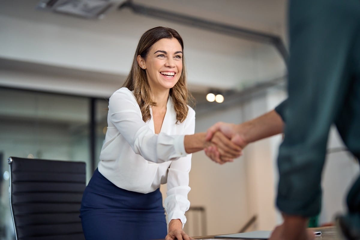 People shaking hands